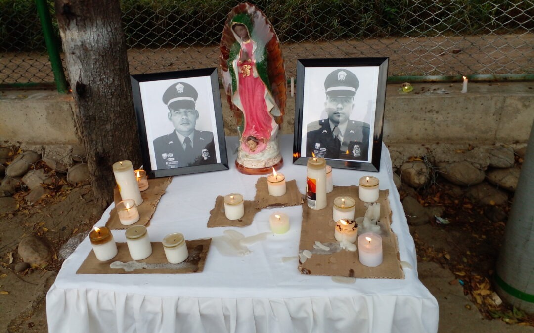 Rindieron homenaje a policías que perdieron la vida, tras atentado terrorista