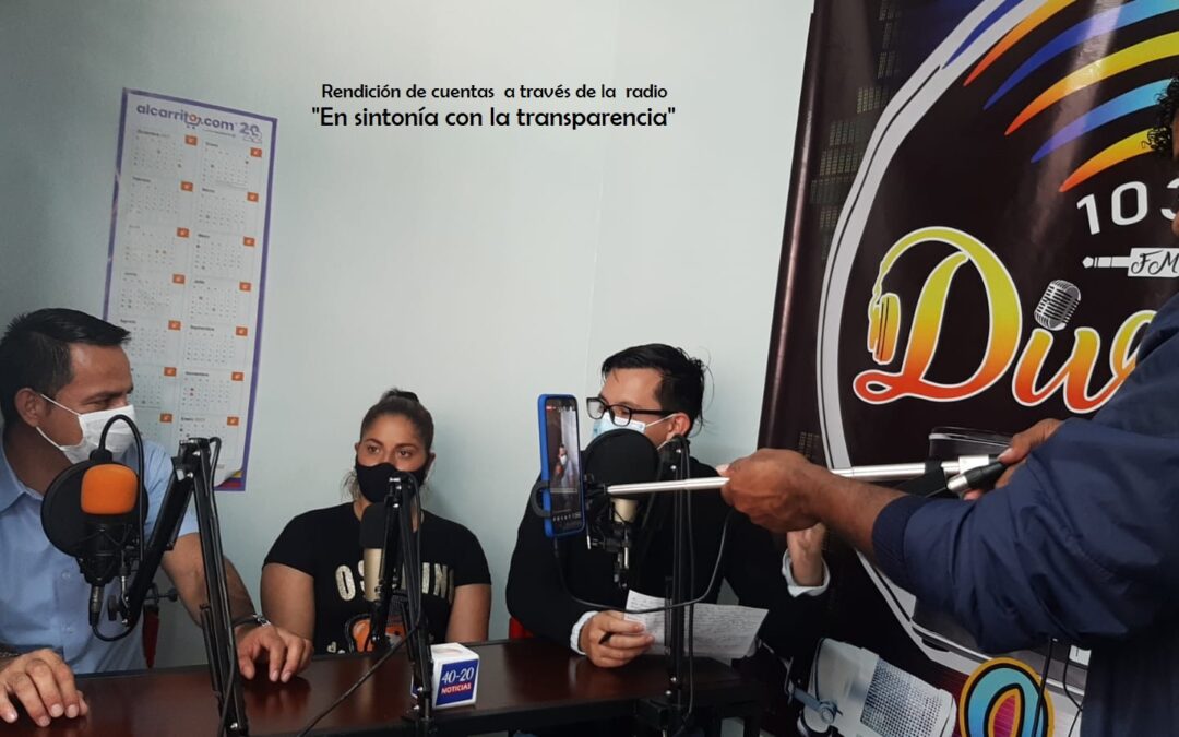 Rendición de cuentas a través de la radio                   «En sintonía con la transparencia»