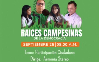 Participación Ciudadana en Raíces Campesinas de la Democracia